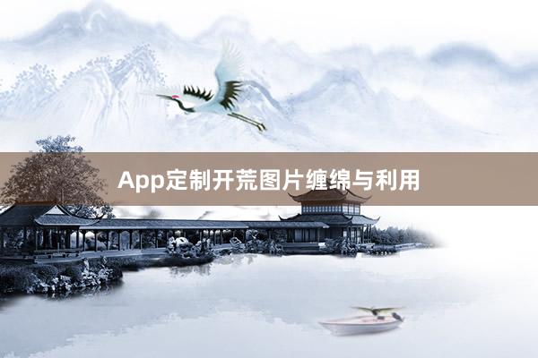 App定制开荒图片缠绵与利用